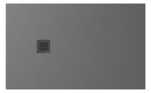 Polysan Polysan, cadita de dus TRENECA din marmura turnata cu posibilitate de reglare a dimensiunii 130x80cm, gri mat, 84303.31
