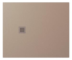Polysan Polysan, cadă de duș TRENECA din marmură turnată cu posibilitate de reglare a dimensiunii 120x100cm, bej mat, 84313.81