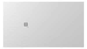 Polysan Polysan, cadita de dus TRENECA din marmura turnata cu posibilitate de reglare a dimensiunii 160x90cm, alb mat, 84311.11