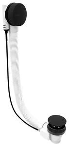 Polysan Polysan, Set de baie cu bowden, lungime 600 mm, dop 72 mm, mat negru, 71850.21