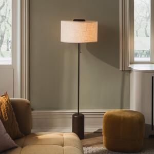 Globen Lighting Lampadar Bosco, bej/maro, înălțime 144 cm, Bej, Camera de zi / sufragerie, Lemn
