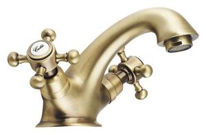 Reitano Rubinetteria Reitano Rubinetteria, baterie de lavoar de sine stătătoare ANTEA cu evacuare, bronz, 3176
