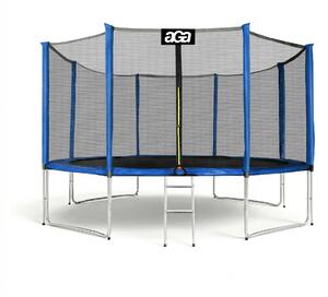 Aga SPORT PRO Trambulină 366 cm Albastră + plasă de protecție + scară
