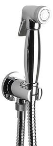 Reitano Rubinetteria Reitano Rubinetteria, Bideu dus retro cu furtun si suport de dus cu evacuare, crom, 9101