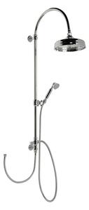 Reitano Rubinetteria Reitano Rubinetteria, VANITY Coloana de dus cu racord de apa la robinet, retro, crom, SET061