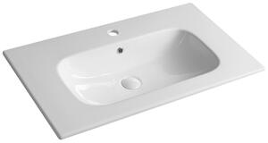 SANOVIT SANOVIT, Chiuveta mobila ceramica PIEDRA 81x46,5cm, alb, 43081