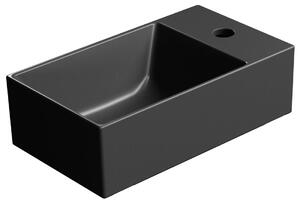 GSI Sapho, chiuveta ceramica KUBE X 40x23 cm, negru mat, 9484126