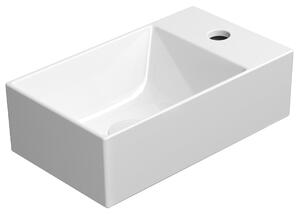 GSI Sapho, chiuveta ceramica KUBE X 40x23 cm, alb ExtraGlaze, 9484111