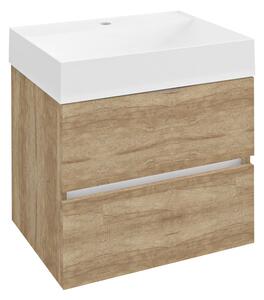 Sapho, dulap lavoar ODETTA 57x50x43,5cm, stejar Alabama, DT060-2222