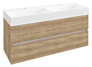 Sapho, dulap lavoar ODETTA 118x50x43,5cm, stejar Alabama, DT120-2222