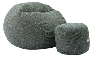 Set Fotoliu Matusalem cu Otoman (suport picioare), Material Textil - Nordic Field