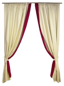 Set draperii blackout bej 2x165x260 cm