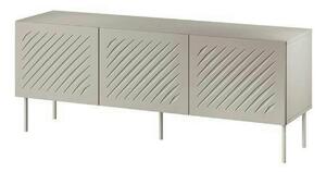Comoda TV SIENA, bej, PAL laminat/metal, 151x40x60 cm