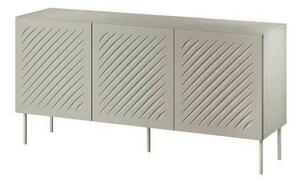Comoda SIENA, bej, PAL laminat/metal, 151x40x75 cm