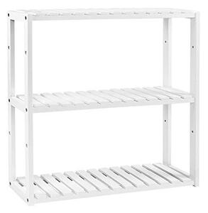 Raft pentru baie Model Cheyenne, Alb, 60x15x55 cm