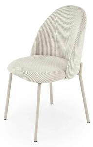 Scaun K606 gri deschis/casmir, stofa/metal, 50x53x87 cm