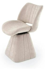 Scaun rotativ K613, stofa clasica bej, 53x60x87 cm