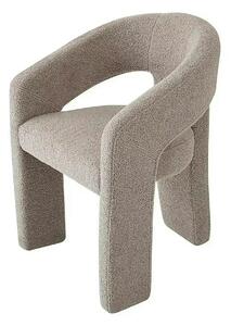 Scaun K612, stofa buclata bej, 56x54x76 cm