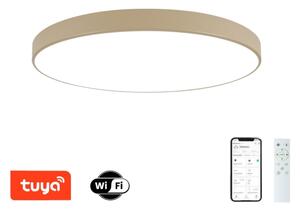 Brilagi-LED Lampă LED dimabilă POOL SMART, 128W, 230V, 100 cm, bej, Wi-Fi Tuya + telecomandă