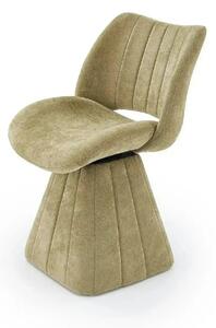 Scaun rotativ K613, stofa clasica verde olive, 53x60x87 cm