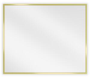 Mexen Loft, oglinda baie dreptunghiulara 60 x 50 cm, culoare rama auriu lucios, 9852-060-050-000-50