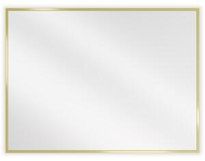 Mexen Loft, oglinda baie dreptunghiulara 80 x 60 cm, culoare rama auriu lucios, 9852-080-060-000-50