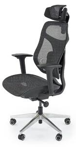 Scaun birou OTIS, negru, plasa, 70x70x123/131 cm