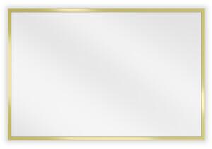 Mexen Loft, oglinda baie dreptunghiulara 60 x 40 cm, culoare rama auriu lucios, 9852-060-040-000-50