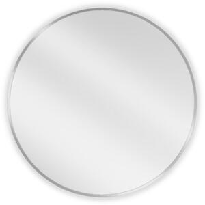 Mexen Loft, oglinda baie rotunda 70 cm, culoare rama otel periat, 9850-070-070-000-10