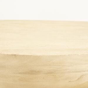 Masuta de cafea Cobble din lemn natur 75x59x35 cm