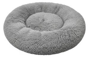 Pat rotund pentru câini Ponchik, 90 cm, gri
