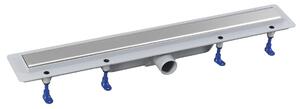 Polysan Sifon de pardoseală Polysan, FLISE cu grătar din oțel inoxidabil pentru plăci, L-710, DN50, 73671