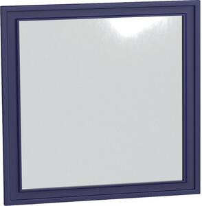 Oglindă baie Rustica 70x80 cm albastru