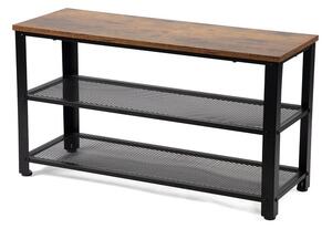 Pantofar negru din oțel 80x45x30 cm Arne – Bonami Essentials
