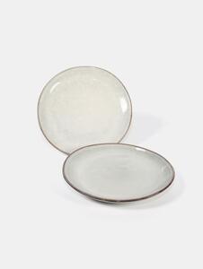 Sinsay - Set de 2 farfurii - gri deschis