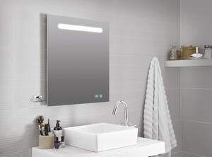 Oglindă baie cu LED Lina, 60x80 cm, cu antiaburire și dublu USB, IP 44