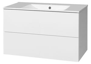 Mereo Mereo, Aira, dulap baie cu chiuveta ceramica 101 cm, MER-CN712