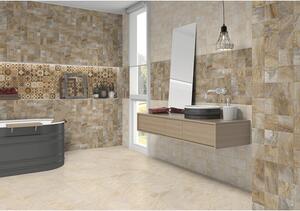 Faianță baie / bucătărie pretăiată Real Natural maro semilucioasă 30x60 cm