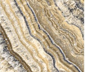 Gresie interior porțelanată glazurată Kingdom Brown-B rectificată 60x120 cm