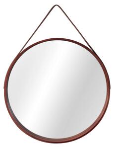 Tutumi Tutumi, oglindă rotundă 59 cm pe bandă maro NBKL-18013, maro închis, HOM-09696