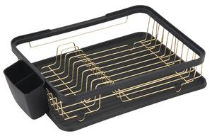 Kuchinox Kuchinox, scurgere de vase din oțel inoxidabil 433x320x105 mm, negru-auriu, LAV-EKC_G00A