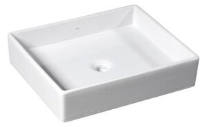 Isvea Isvea, chiuveta ceramica PURITY 50x42cm, blat, alb, 10PL66050