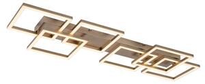 Rabalux 71499 - Plafonieră LED dimabilă FATMA 40W/230V 3000-6500K 33x100 cm aurie+telecomandă