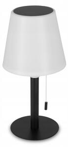 Lampă solară LED reglabilă LED/2W/5V USB 1200 mAh IP44 alb/negru