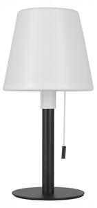 Lampă solară LED reglabilă LED/2W/5V USB 1200 mAh IP44 alb/negru