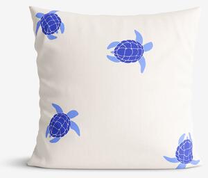 Goldea față de pernă 100% bumbac - țestoase marine 45 x 45 cm