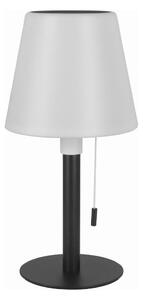Lampă solară LED reglabilă LED/2W/5V USB 1200 mAh IP44 alb/negru