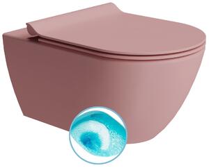 GSI GSI, vas de toaletă montat pe perete PURA, Swirlflush, 36x55cm, fard de obraz dual-mat, 881524