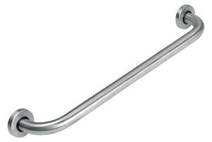 Novaservis, Mâner drept 600 mm cu capace din oțel inoxidabil periat, R6661-4