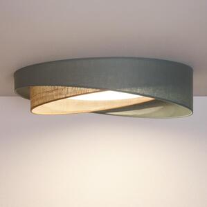 BRILAGI-LED Plafonieră VELVET TWIST LED/24W/230V 4000K diam. 55 cm verde/bej